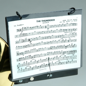 Trombone Marching Kit: DEG HC250 Lyre + 5 Window Sleeves