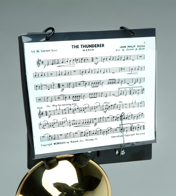 DEG trumpet marching lyre